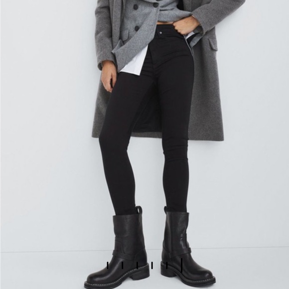 Rag & Bone Nina High-Rise Ankle Skinny in Black. Size 26. - Picture 4 of 14